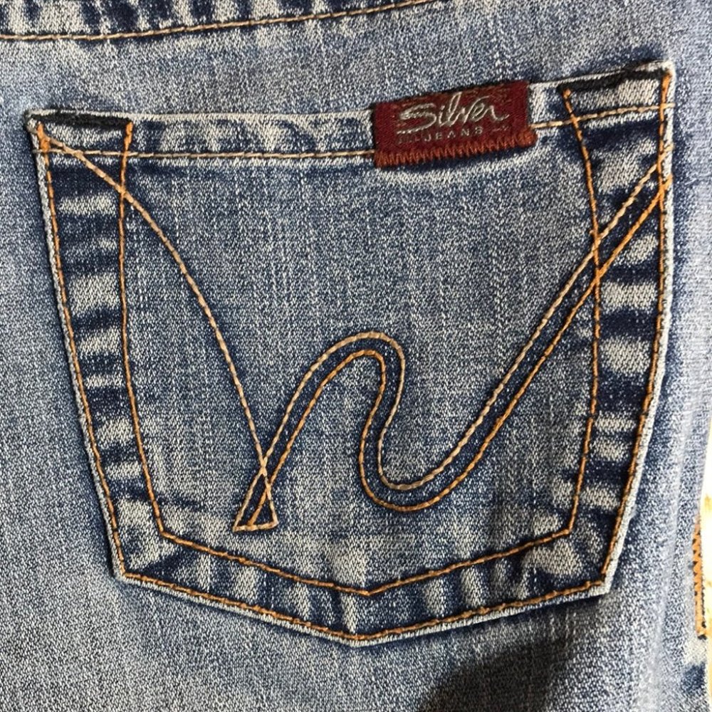 Silver Distressed CHYNA Jeans - Picture 12 of 16